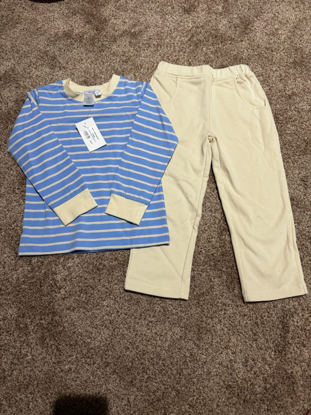Ishtex Blue Stripe Boys Pant Set
